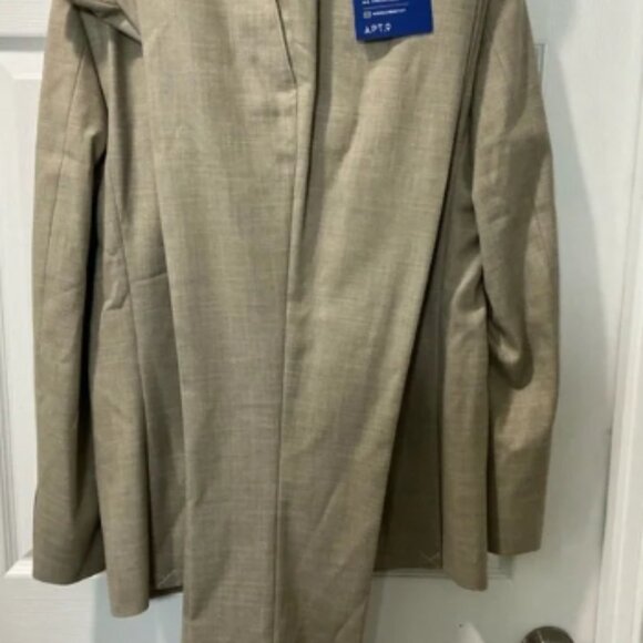 Apt. 9 Tan Suits Modern Formal Wear set pants blazer suit jacket - Picture 9 of 13